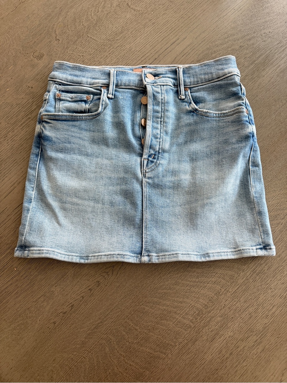 Mother Vagabon Mini Denim Skirt Size 26